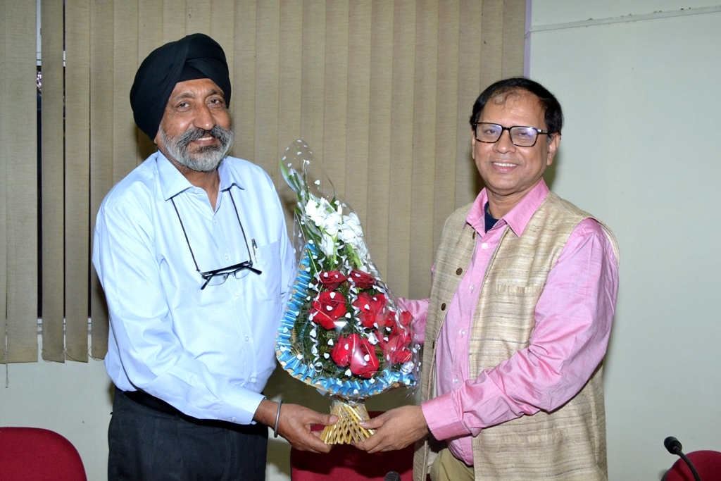Prof. Singh a farewell in the Board Room,…