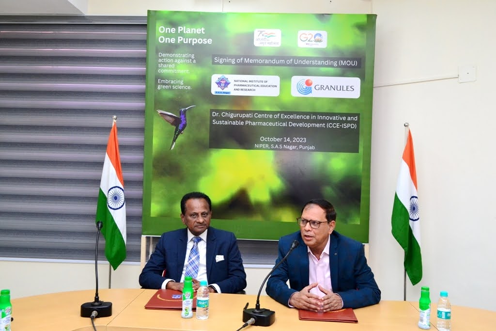 Hyderabad and NIPER SAS Nagar (October 14, 2023)