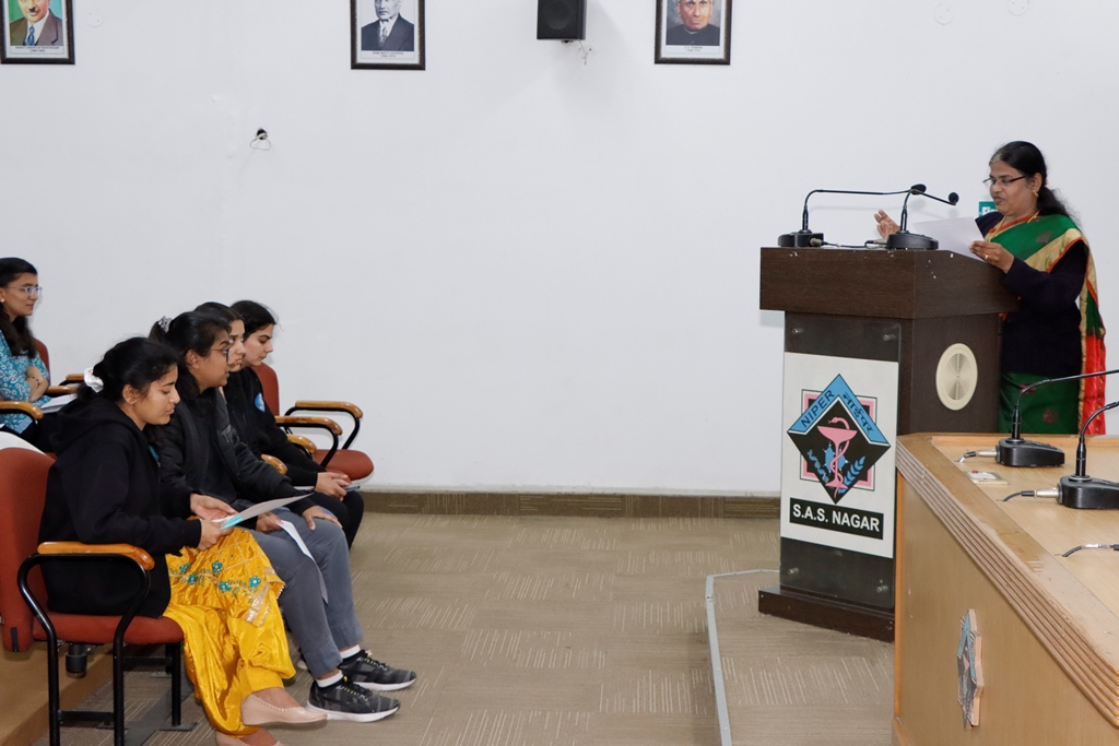 by ICCSH, NIPER SAS Nagar (February 06, 2025)