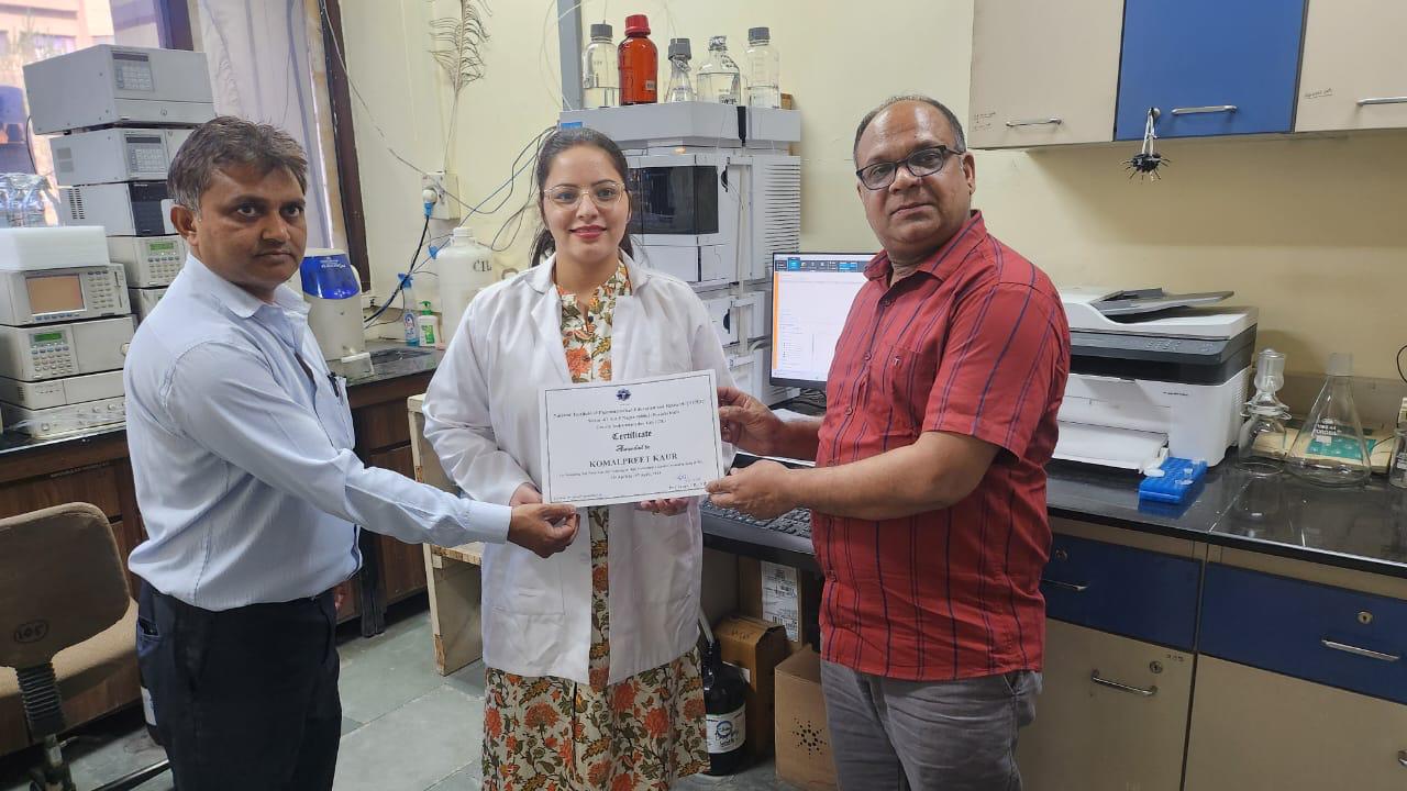 programme on HPLC at CIL (April 21-25, 2025)